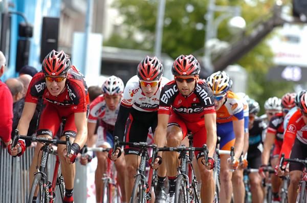 BMC kept race leader Taylor Phinney well-protected in the finale.