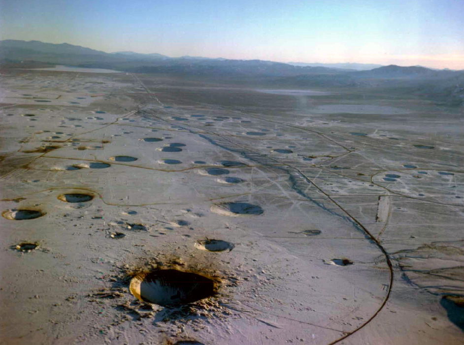 Unused Bomb Holes in Nevada