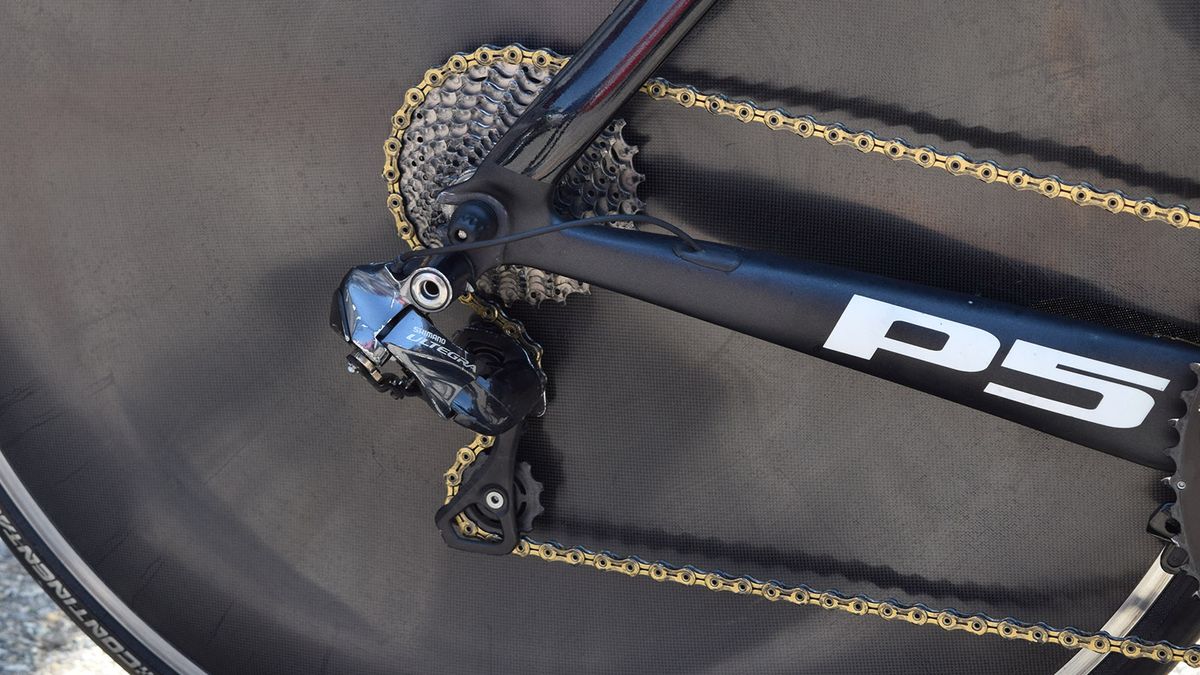 More Shimano Ultegra Di2, this time on Merhawi Kudus of Dimension Data's bike