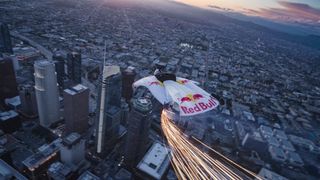 The Red Bull Air Force took to the skies on March 20, 2019 to celebrate the Supermoon.
