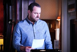 Mick Carter makes a discovery in EastEnders