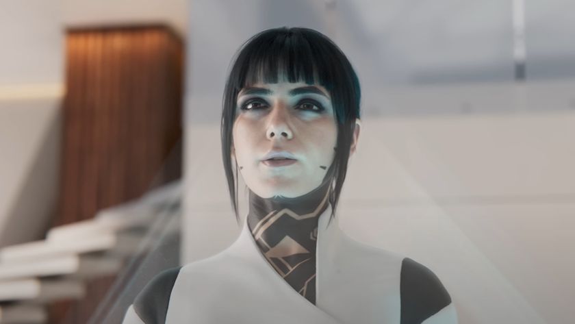 A woman with tattoos looking up during the trailer for Call of Duty: Black Ops 7. 