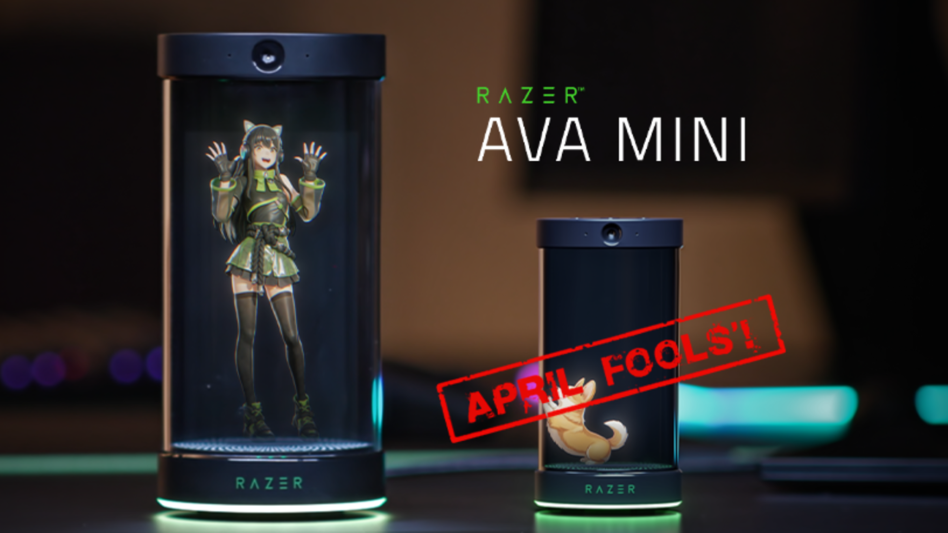 Razer April Fool 3D campaign