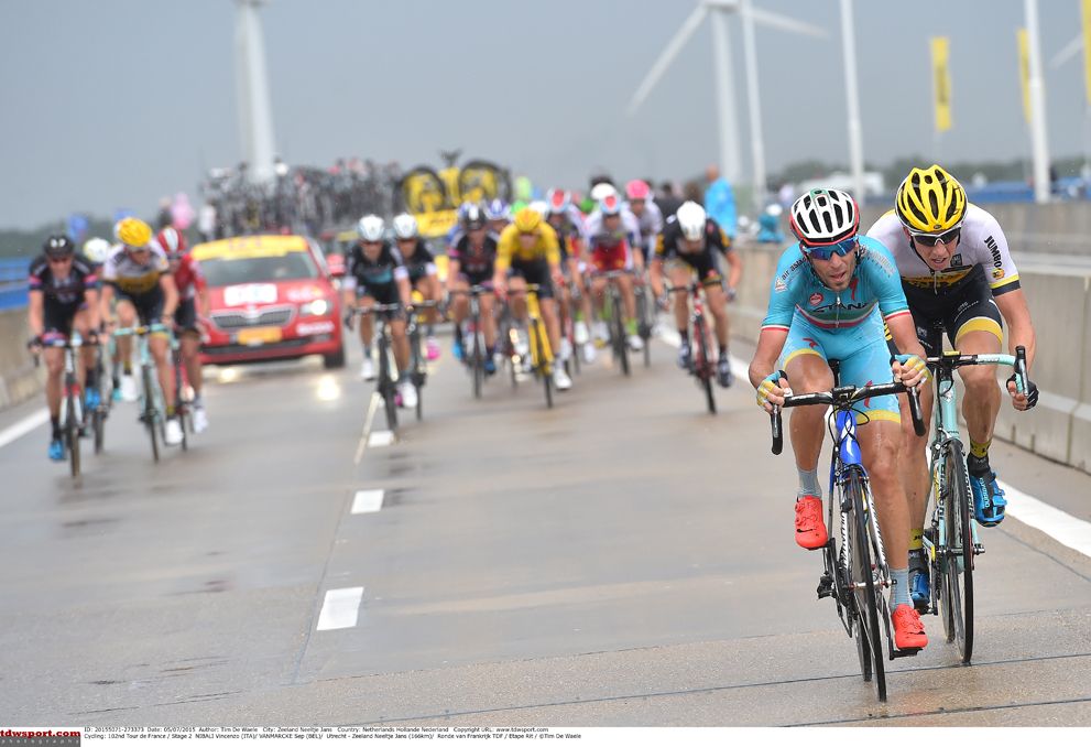 Nibali was forced to chase but ended up losing time on stage 2
