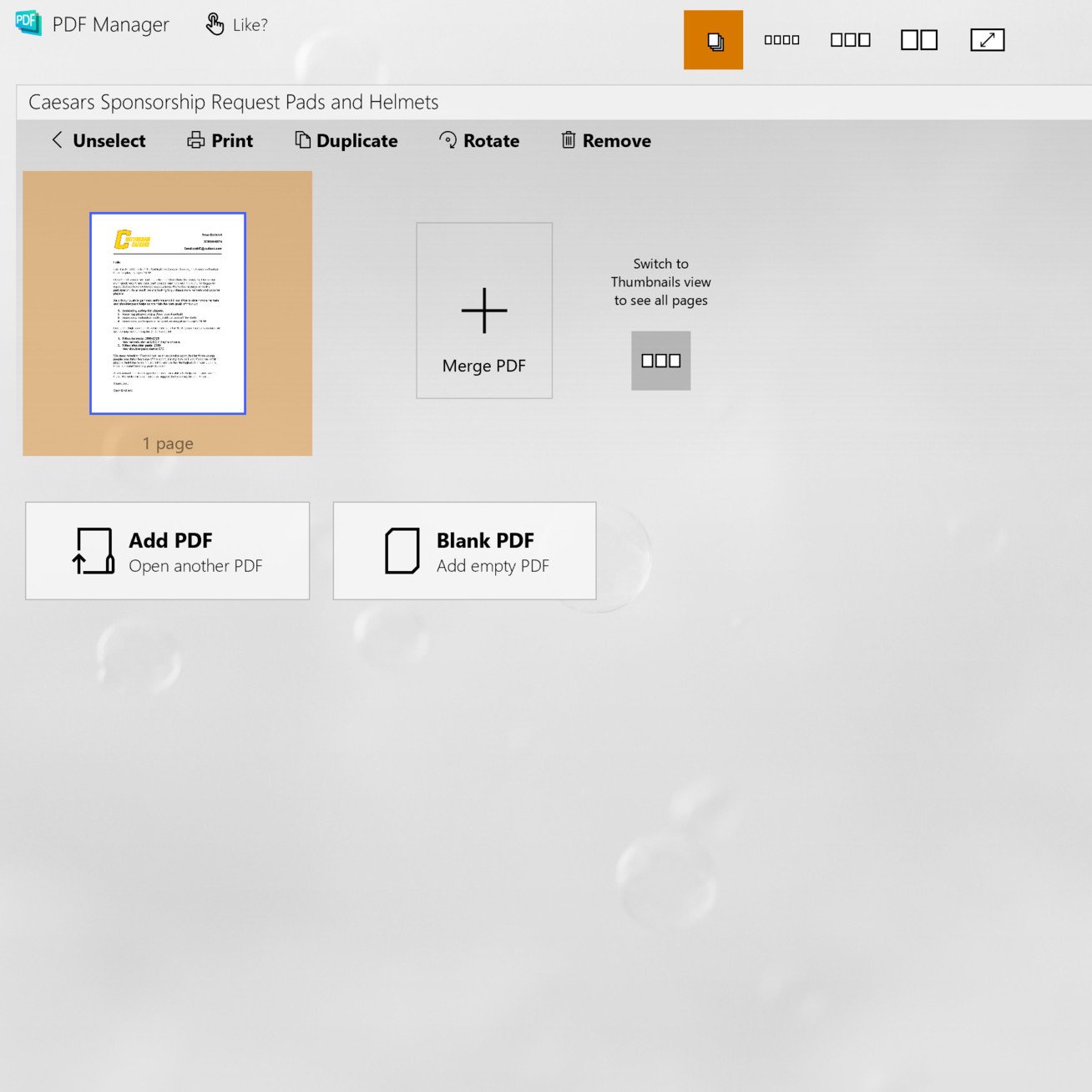 PDF Manager Square