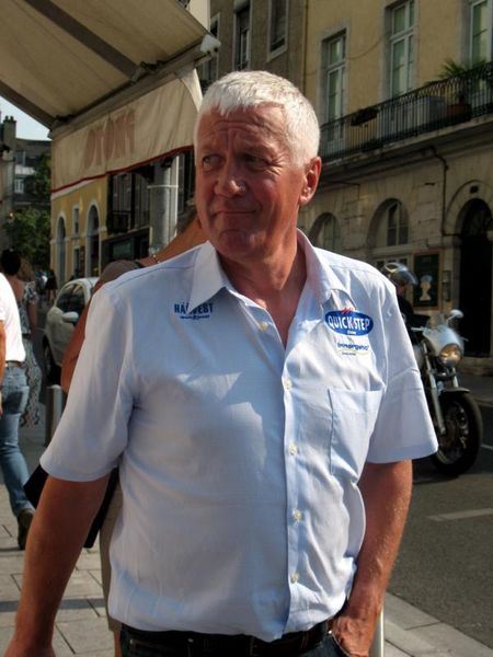 Patrick Lefevre with a fresh haircut