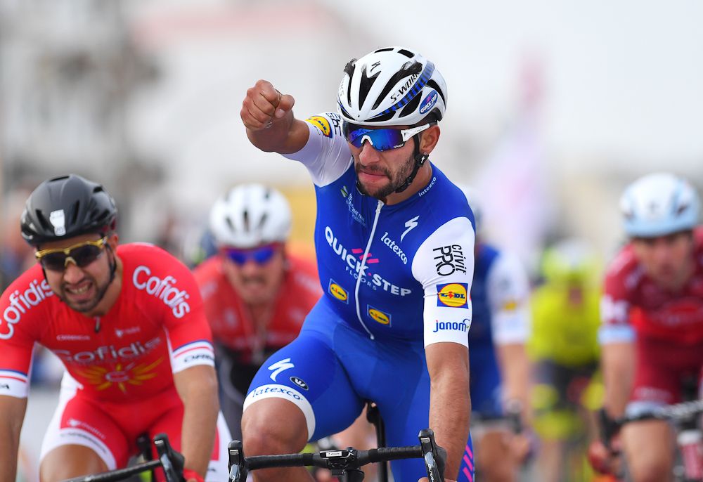 Fernando Gaviria wins stage 1 at the Volta ao Algarve