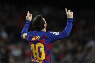 Lionel Messi netted the winner for Barca