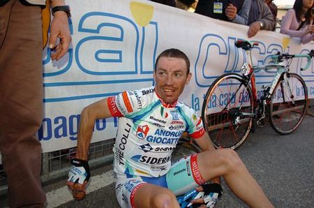 A happy Emanuele Sella (Androni Giocattoli)