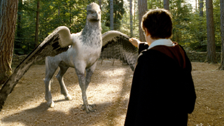 A hippogriff in Harry Potter and the Prisoner of Azkaban.