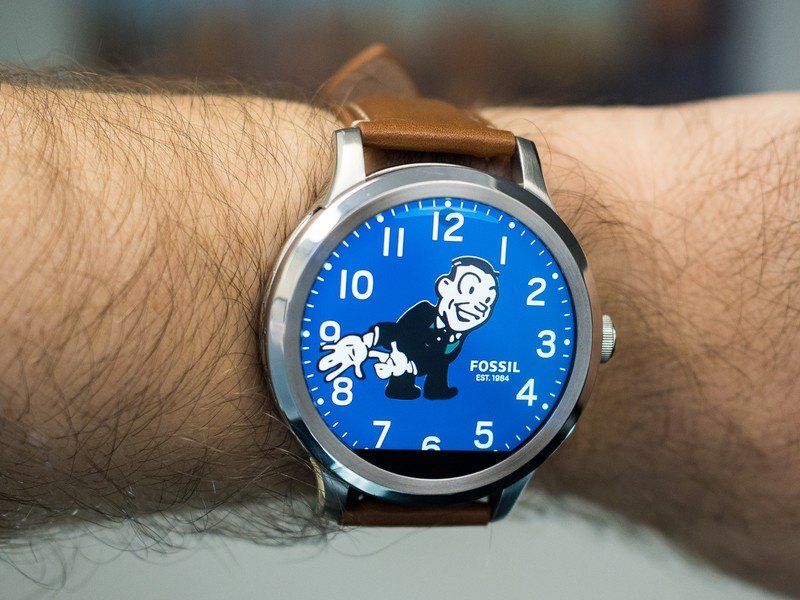 Fossil Q Founder in leather