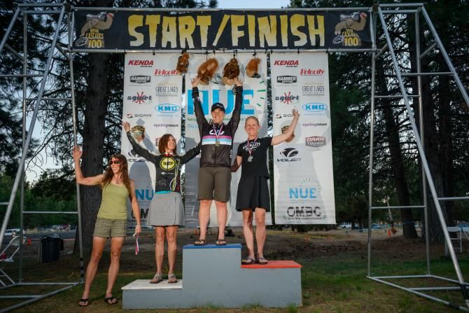 Women's podium