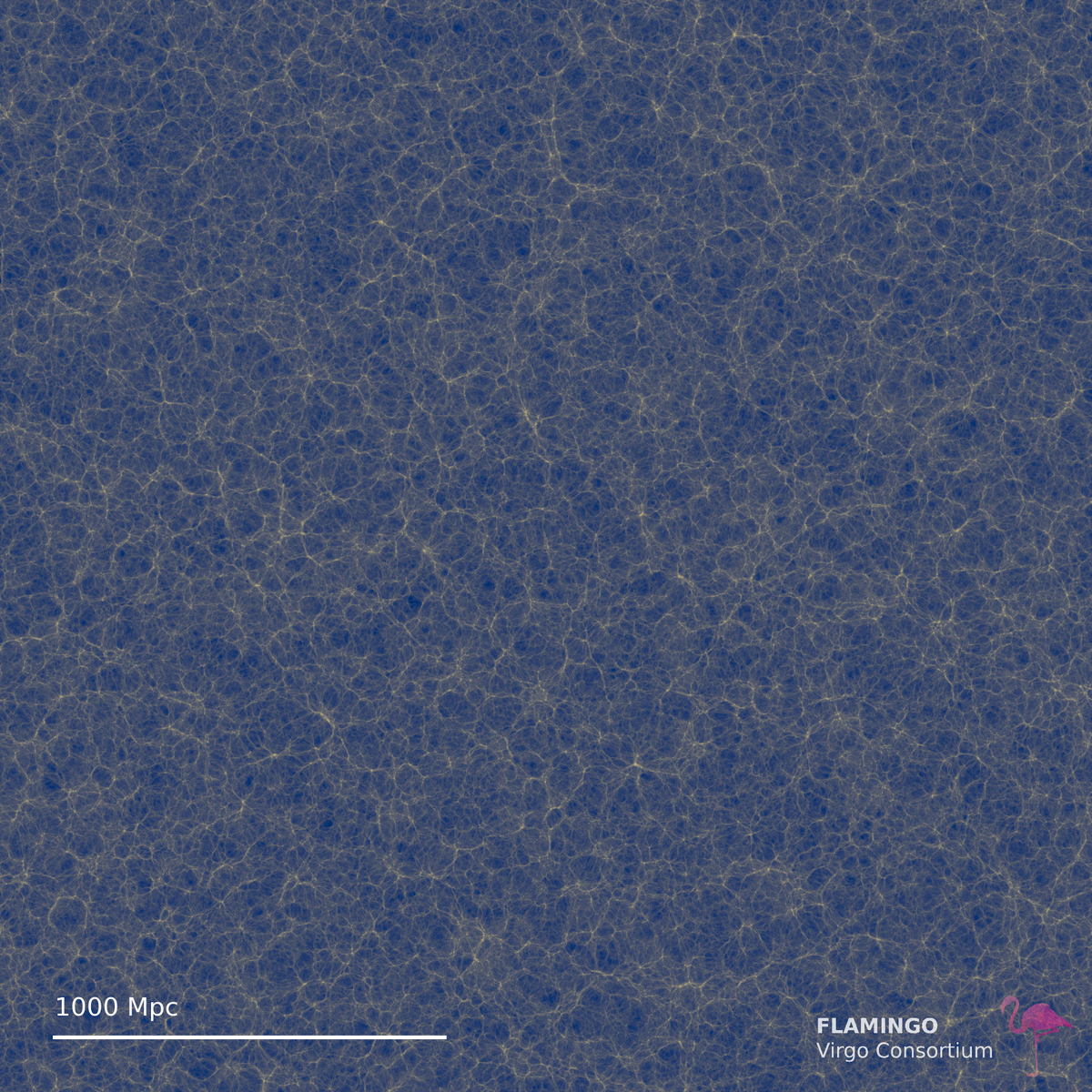 a web of trillions of galaxies is cast in various colors according to their image filter of celestial spectrum interference.
