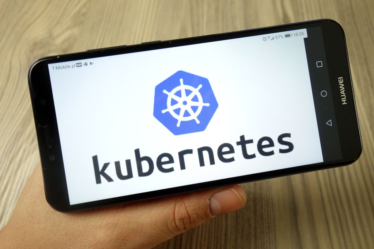 Kubernetes on a smartphone screen