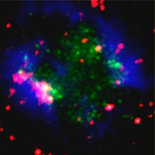 False-Color Multi-Wavelength Image of the Galaxy Sextans A