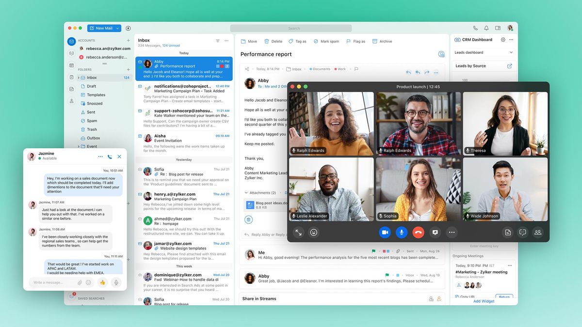 Zoho wants to take on Microsoft and Google with its own collaboration platform
