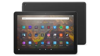 best Amazon Fire tablet Amazon Fire HD 10 (2021) against a white background