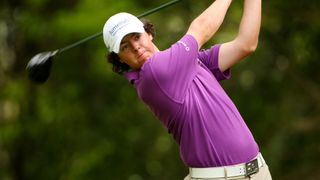 Rory McIlroy takes a shot at the 2009 Masters