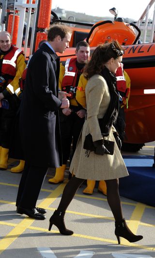 Prince William and Kate Middleton visit the Trearddur Bay Lifeboat Station