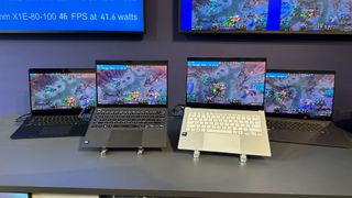 Intel Core Ultra 200V power draw demos