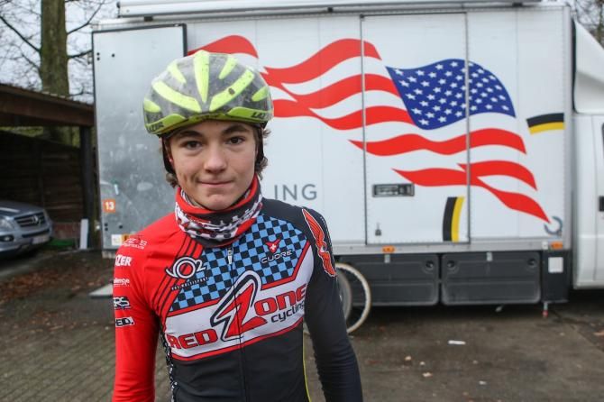 Josey Weik from Wrenshall, MN riding for Red Zone Cycling Elite at his second EuroCrossCamp.