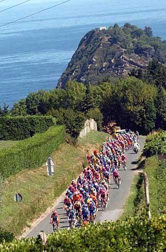 San Sebastian is always a great picture as Spain in the summer sparkles