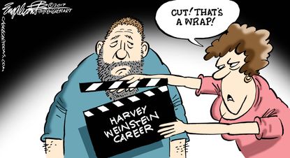 Political cartoon U.S. Weinstein sexual assault