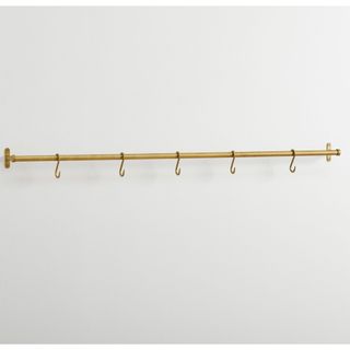 Manchester Brass Rail with Hooks