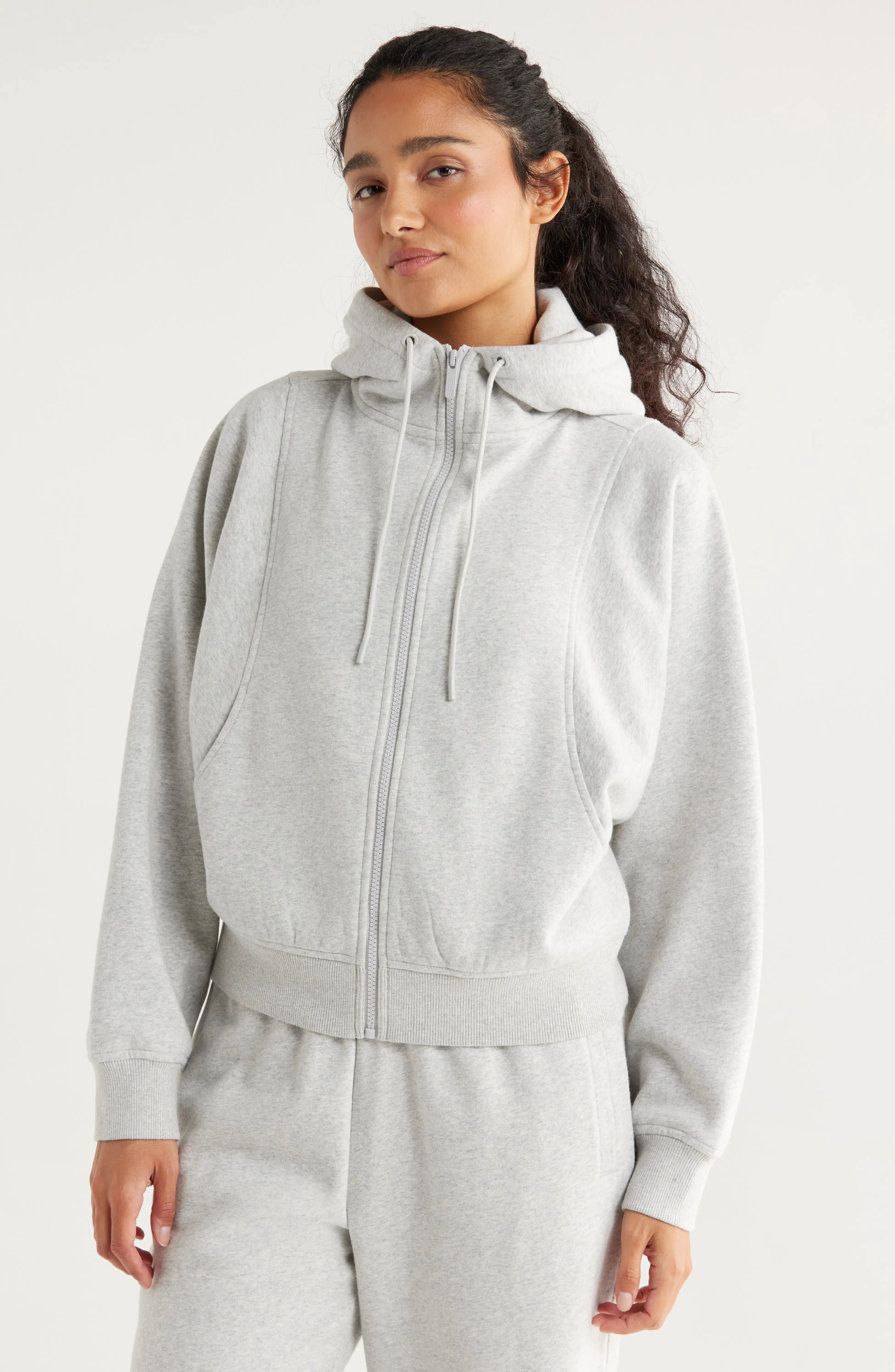 Zella, Ultracozy Fleece Full Zip Hoodie (Was $69)