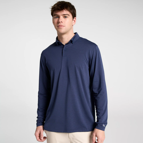 Performance 11 Champ Stripe Long Sleeve Polo