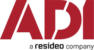 The red ADI letters of the company logo.
