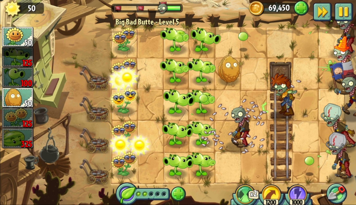 Plants vs zombies 2 уровни