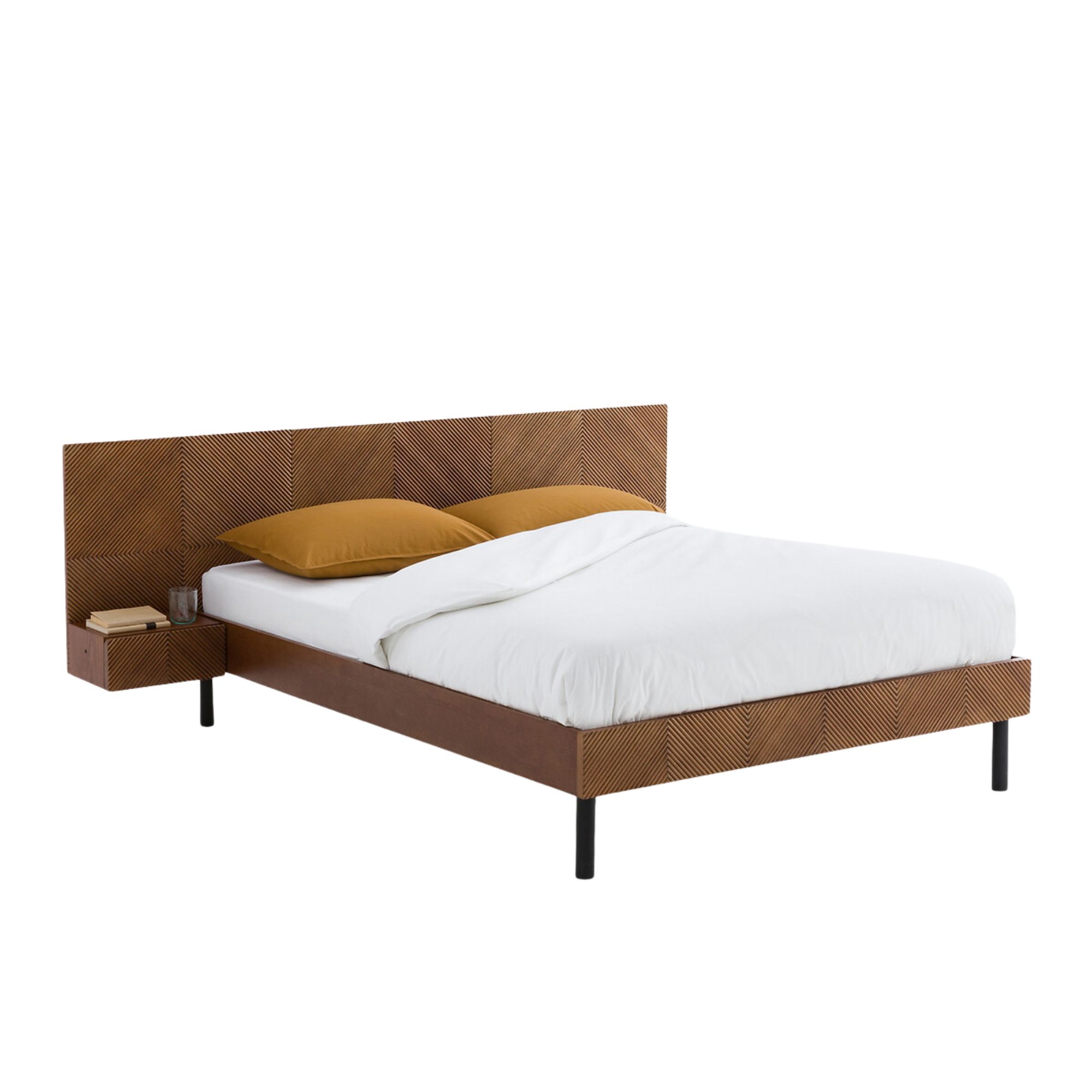 LA REDOUTE INTERIEURS, J&amp;eacute;rem Bed With Integrated Bedside Tables
