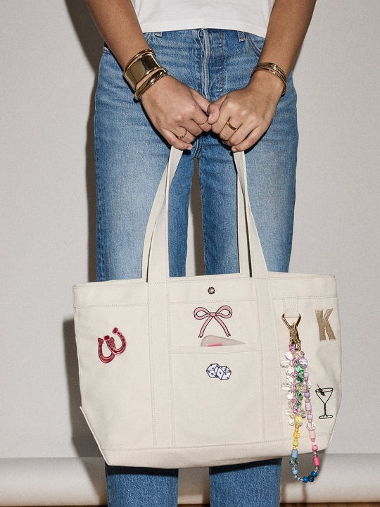 BaubleBar, Medium Custom Icon Tote - Medium
