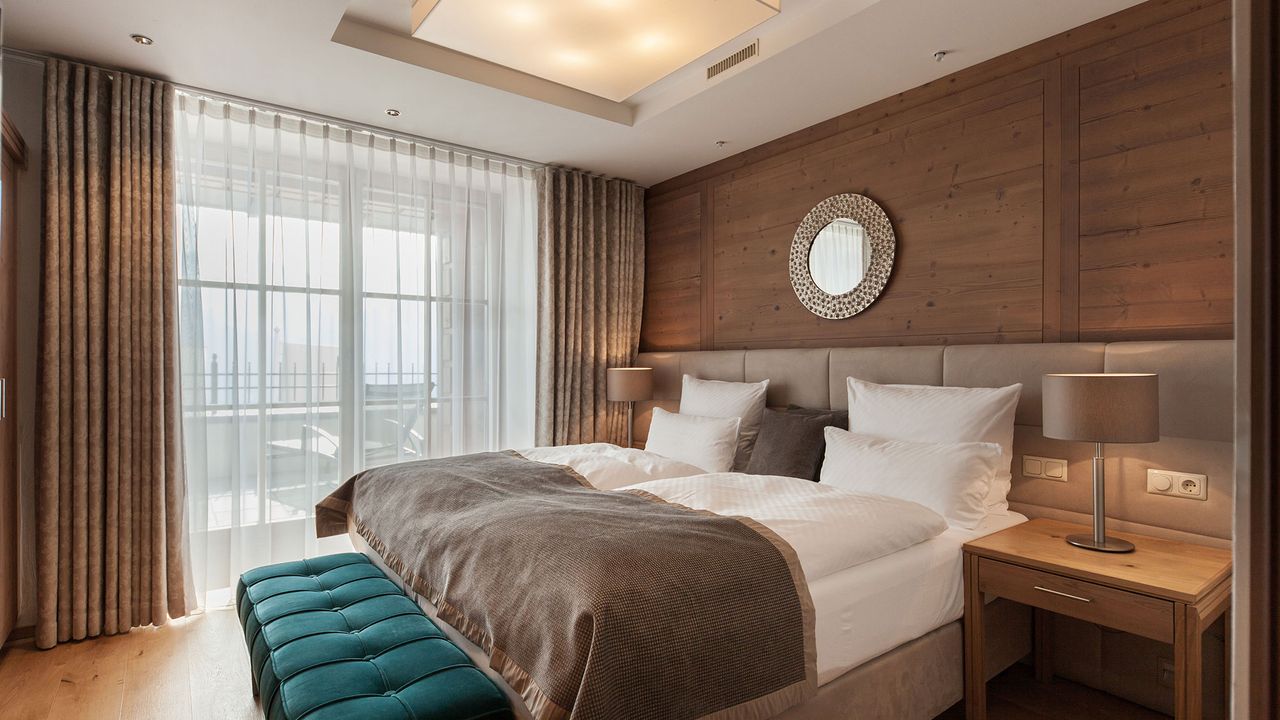 Room interior at Schlosshotel Fiss