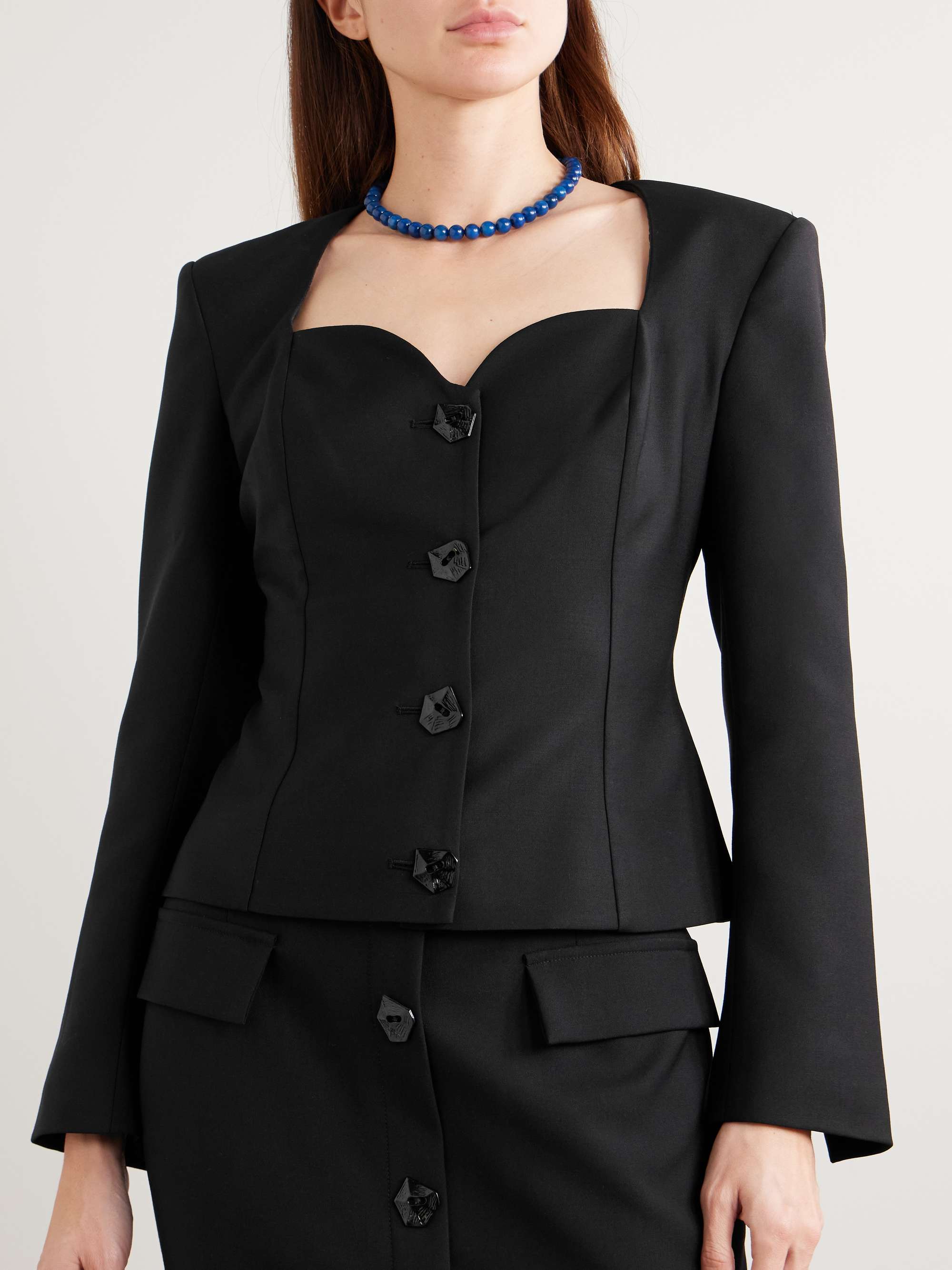 L'eclaireur Wool-Blend Blouse