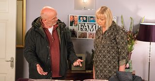 With the net closing in, Pat knows he has to flee so convinces Eileen to view a cottage by the coast.