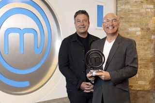 John and Gregg with the MasterChef trophy