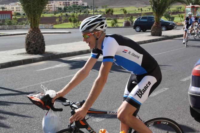 Robert Gesink cut a relaxed figure at the Blanco Pro Cycling camp.
