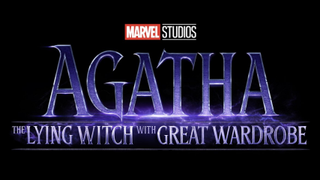 Marvel Studios logo for Agatha: The Lying Witch with Great Wardrobe