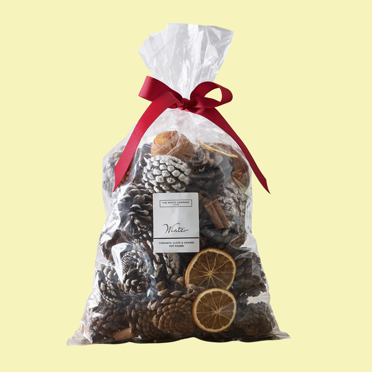 A bag of pinecone potpourri