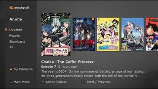 anime titles on Crunchyroll app