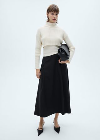 Long Flared Skirt - Women | Mango Usa