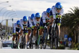 Orica GreenEdge placed 9th in the opening TTT of the 2016 Tirreno-Adriatico