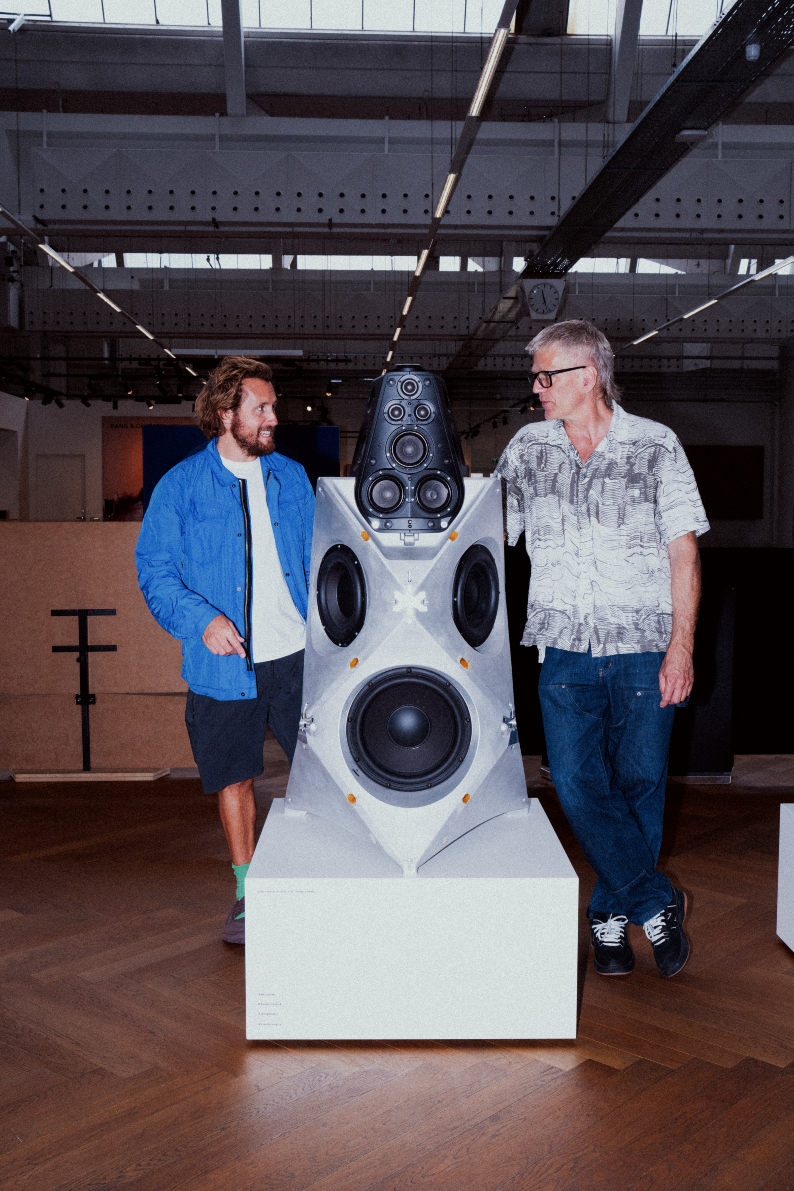 Vollebak's co-founder Nick Tidball and B&O's Kresten Bjørn Krab-Bjerre