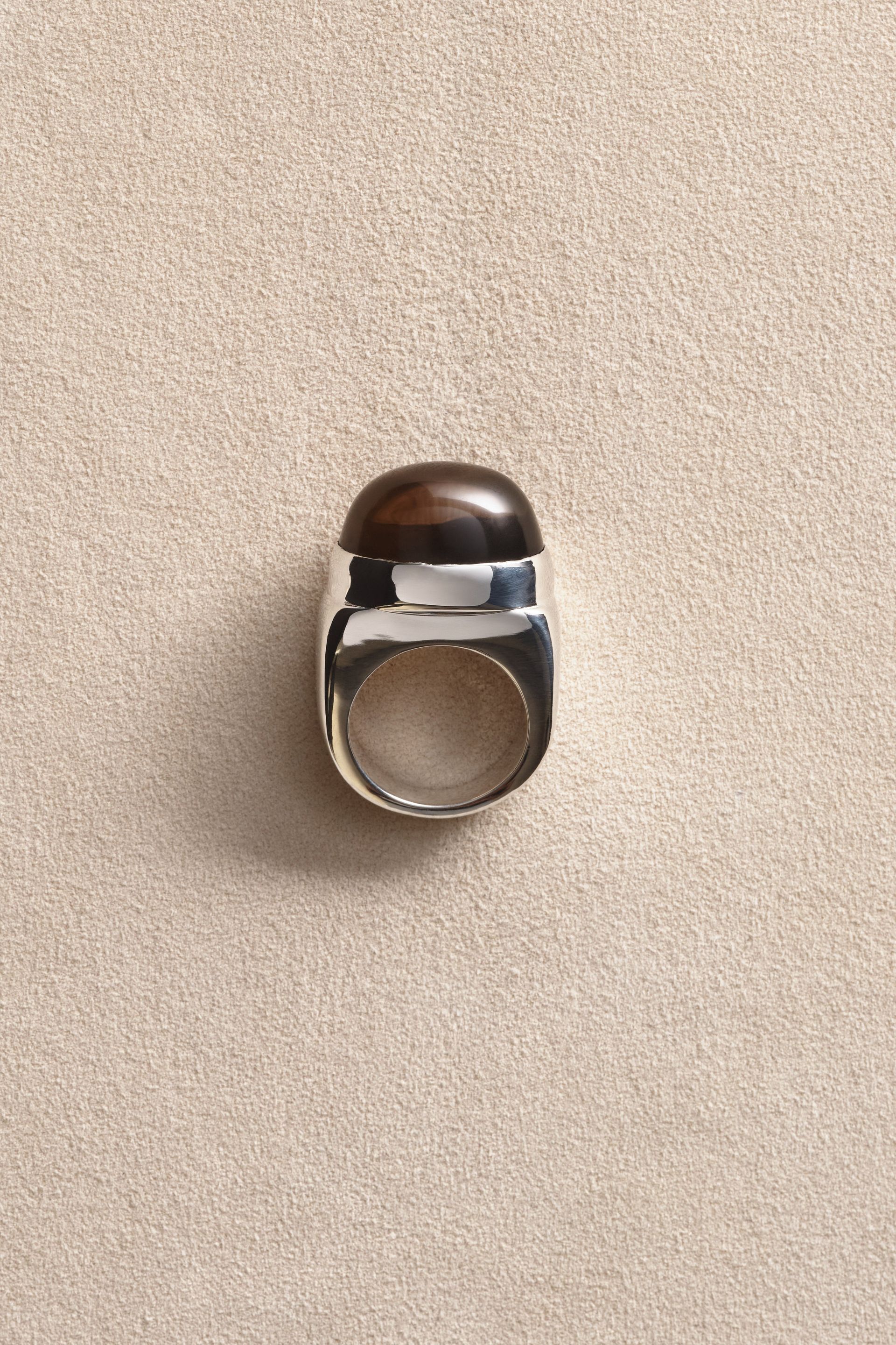 Sophie Buhai, Large Awakening Ring in Smoky Quartz