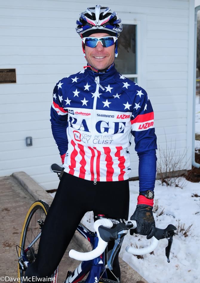 Jonathan Page (Fuji-Competitive Cyclist) was on hand for some practice laps