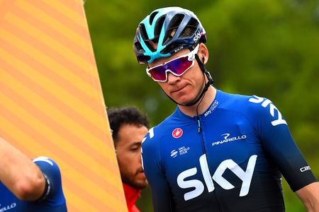 Chris Froome (Team Sky) ahead of the final stage at Tour Colombia