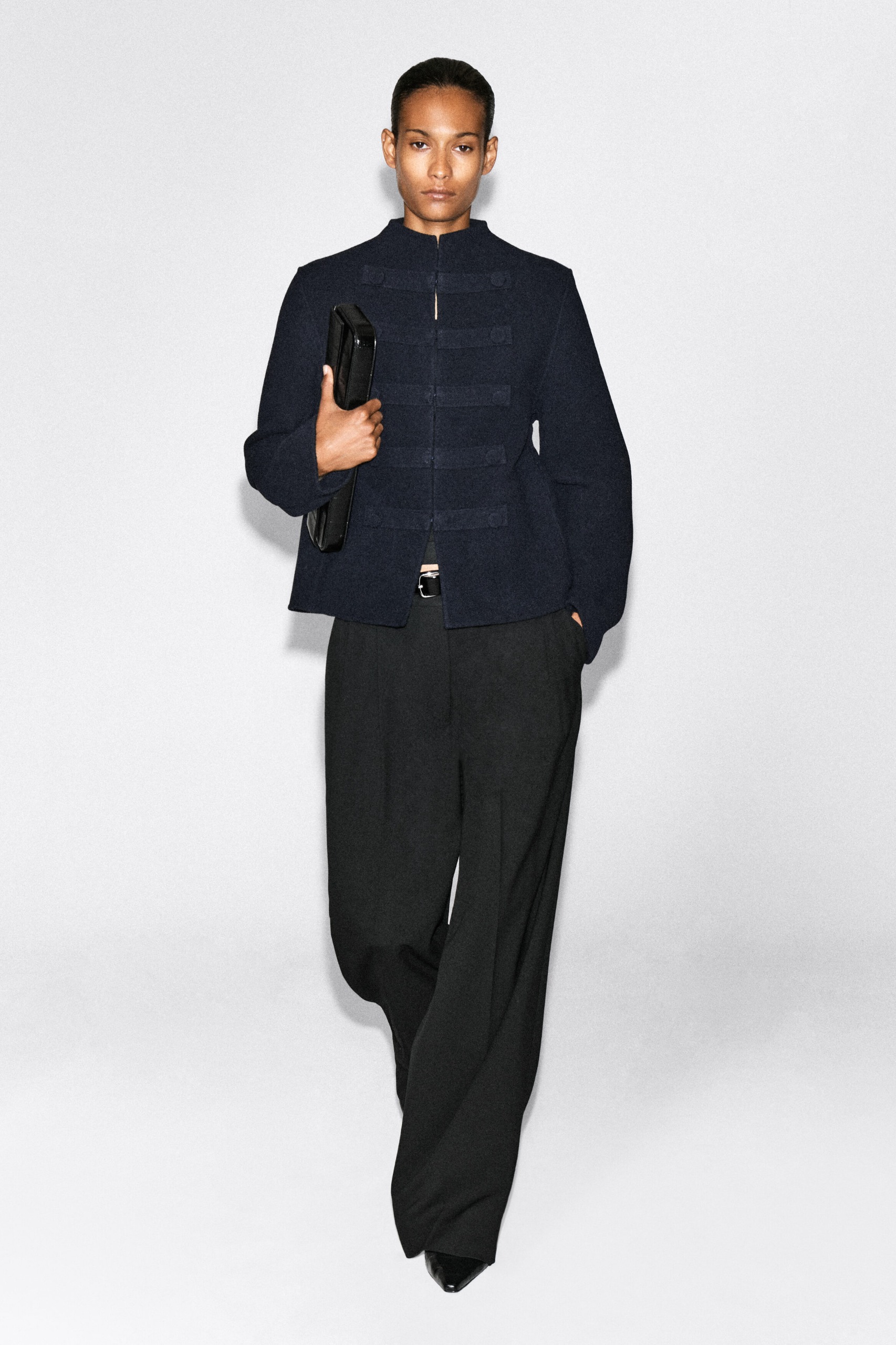 Double-Faced Wool Uniform Jacket