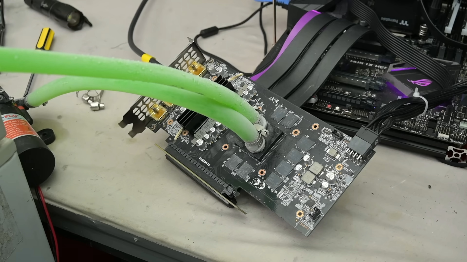 "Why can't we just pump water directly over the bare silicon?"